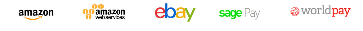 Amazon, AWS, eBay, SagePay, WorldPay